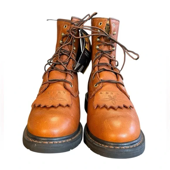 Ariat Cascade 8 Waterproof Boots Sunshine Wildcat Women’s Size 9 Mens Sz 7.5
